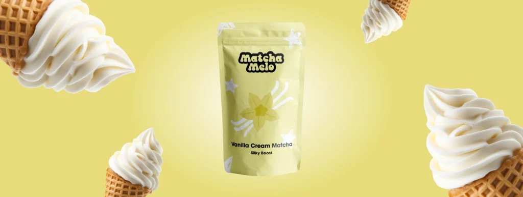 Matcha vanilla cream