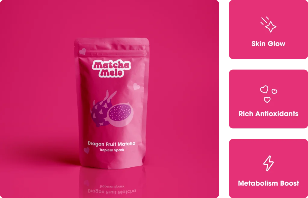 Dragon fruit matcha