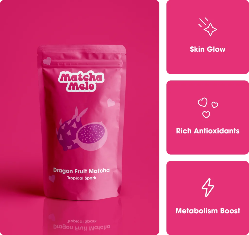 Dragon fruit matcha